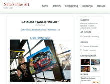 Tablet Screenshot of nataliyatyaglo.com